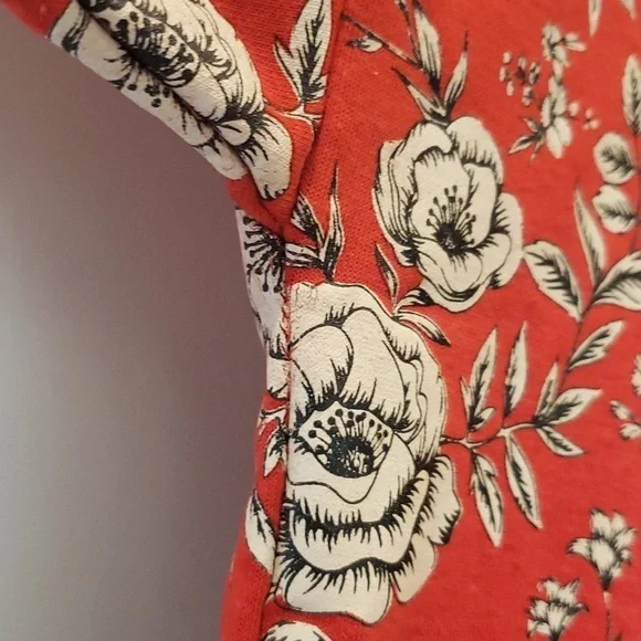 Springfield Sweatshirt Red Floral Women's Small - Picture 7 of 16